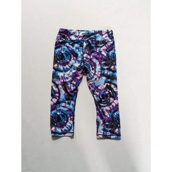 Nicole‎ Miller  Women's Large Multi Color Tie Dye Athletic Capri Pants - Picture 3 of 8